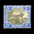 Federated Malay States Tiger & Elephants