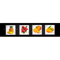 China 2018 Fruits Set of 4pcs stamps MNH Fine