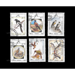 Afghanistan 1985 Birds 6v Set of 6pcs stamps CTO Used Fine