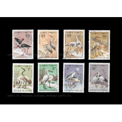 Vietnam 1989 Water Birds 8v Set of 8pcs stamps CTO Used Fine