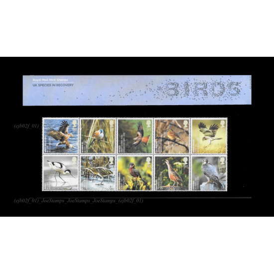 UK 2007 Bird Species in Recovery 10v Set of 10v stamps MNH Fine