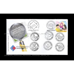 2015 Malaysia Stamp Week 2015 FDC with stamps Fine