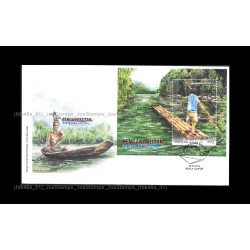 2016 Malaysia River Transportation in Sarawak FDC MS Fine