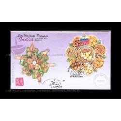 2017 Malaysia Festival Food Series Indian FDC MS Designer Signed Fine (MS)