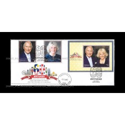 2017 Royal Visit 60 Years Anniversary of Diplomatic Ties Malaysia - United Kingdom Private FDC MS and Stamps Fine