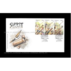 2018 Malaysia Blowpipe FDC with stamps Fine