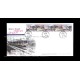 1997 Malaysia Light Rail Transit System FDC with stamps in strips Good (lightly toned & spots)