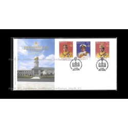 2003 Malaysia Coronation of HRH Sultan Selangor IX - Sultan Sharafuddin Idris Shah FDC with stamps Fine