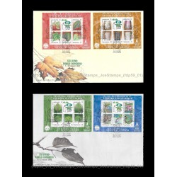 2000 Malaysia Forests Society The Role of Research FDC MS set of 2pcs Good (lightly toned & spots)