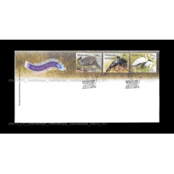 2009 Unique Birds of Malaysia FDC with stamps Good (lightly toned & spots)