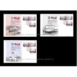 2018 Malaysia Jit Sin School Centenary Private FDC in set of 3pcs Fine (Set Design A)