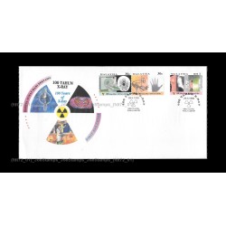 1995 Malaysia 100 Years of X-Ray FDC with stamps Good (lightly toned & spots)