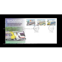 1998 Malaysia Modernization of Rail Transport FDC with stamps Fine