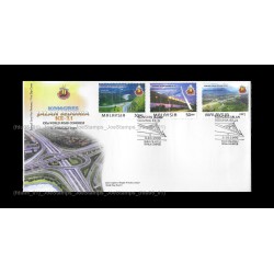 1999 Malaysia World Road Congress Kuala Lumpur FDC with stamps Good (lightly toned & spots)