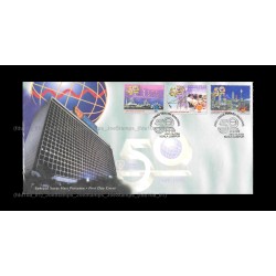 1999 Malaysia 50th Anniv of Tenaga Nasional Berhad (TNB) FDC with stamps Good (lightly toned & spots)