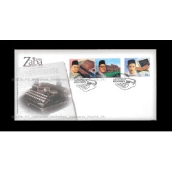 2002 Malaysia Famous Scholar Pendeta Zaba FDC MS Good (lightly toned & spots)