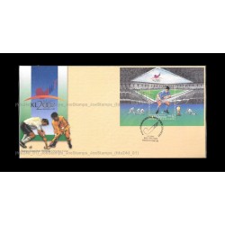 2002 Malaysia World Cup Hockey FDC MS Good (lightly toned & spots)