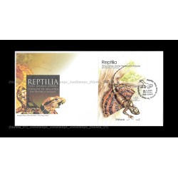 2005 Rare Reptiles of Malaysia FDC MS Good (lightly toned & spots)