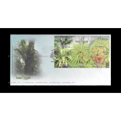 2010 Malaysia Ferns FDC MS Good (lightly toned & spots)