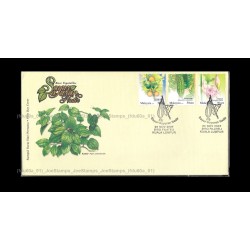 2007 Malaysia Rare Vegetables Stamp Week 2007 FDC with stamps Good (lightly toned & spots)