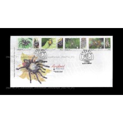 2009 Malaysia Stamp Week 2009 - Arachnid FDC with stamps Fine