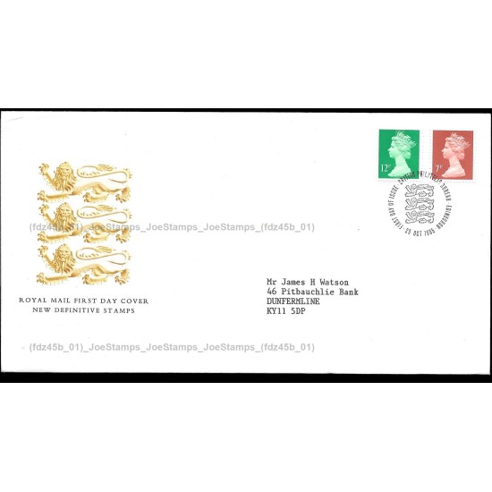1985 UK Definitive - New Values (Pence) FDC with stamps Fine