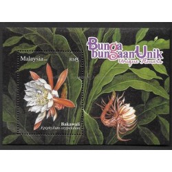 2008 Malaysia Unique Flowers MS MNH Fine