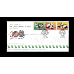 2008 100th Anniversary of St. John Ambulance of Malaysia FDC with stamps Fine