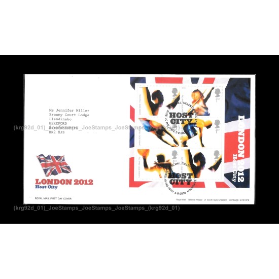 2012 UK London 2012 Host City FDC with stamps Fine