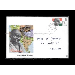 1969 UK Ghandi Centenary FDC with stamps Fine