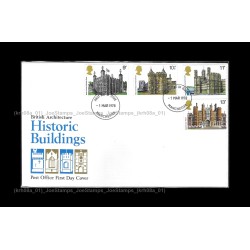 1978 UK Historic Buildings FDC with stamps Fine (Type A)