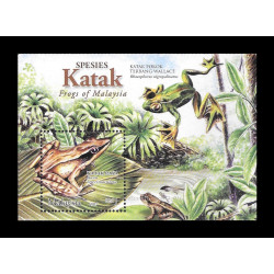 Frogs & Toads of Malaysia 2007 MS MNH Fine