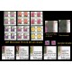 2018 Malaysia Garden Flowers Definitive 2007 Federal Territory with Micro Text Printing Set of 4pcs stamps MNH Fine