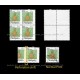 1986 Malaysia Fruits Definitive Series 50c perf shift in block-of-4 MNH