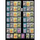 1983-85 Malaysia Flowers Definitive New Print Complete Set of 49pcs Used Fine