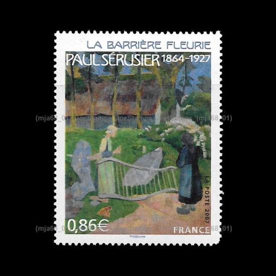 2007 France "La Barrière Fleurie" by Paul Sérusier Painting 86c MNH Fine