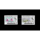 1970 Malaysia Definitive Orchids Wmk Sideways Pahang Set of 2pcs stamps MNH Fine
