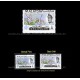 Malaysia Orchids 1965 Selangor 10c SG140? Black shift variant MNH 10c with black shift MNH Fine