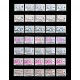 Malaysia Orchids Definitive 1965 Set of 91pcs stamps MNH Fine