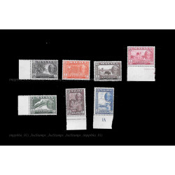 Malaya 1961 Pictorial Definitive Kelantan Sultan Yahya Petra Set of 7pcs stamps MNH Fine