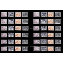 1949 UPU 75th Anniversary Malaya Set of 48pcs stamps MNH Fine
