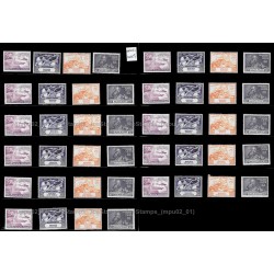 1949 UPU 75th Anniversary - Malaya Set of 44pcs stamps MNH Fine