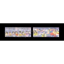 1993 Malaysia 16th Asia-Pacific Dental Congress Set of 4v with 2 se-tenant pair stamps MNH Fine