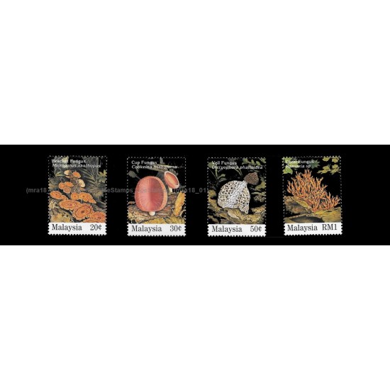 1995 Fungi of Malaysia Set of 4pcs stamps MNH Fine