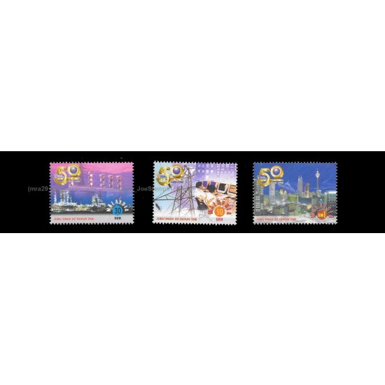 1999 Malaysia 50th Anniv of Tenaga Nasional Berhad (TNB) Set of 3pcs stamps MNH Fine