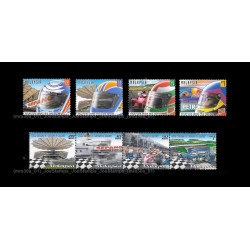 1999 Malaysia Grand Prix 1999 Sepang Set of 8pcs stamps MNH Fine
