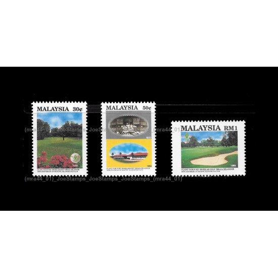 1993 Malaysia Centenary of Royal Selangor Golf Club Set of 3pcs stamps MNH Fine