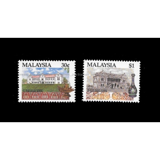 1991 Malaysia 100 Years Sarawak Museum Set of 2pcs stamps MNH Fine