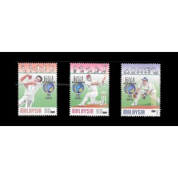 1997 Malaysia International Cricket Council Trophy Set of 3pcs stamps MNH Fine