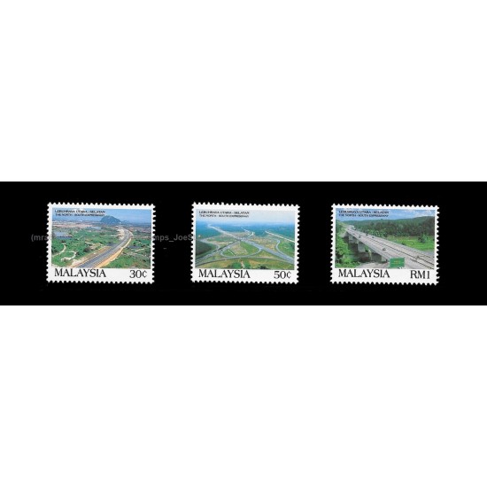 1994 Malaysia The North South Expressway Set of 3pcs stamps MNH Fine
